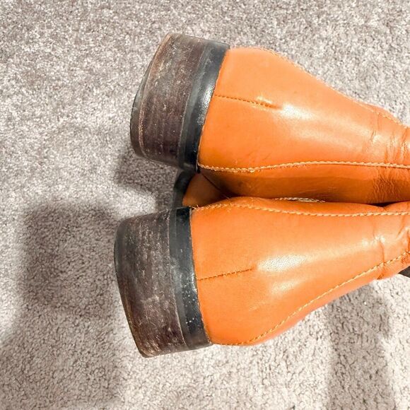 Cole Haan Boots Womens 10 B Chelsea Waterproof Brown Leather Classic Shoes Tan - Picture 6 of 11